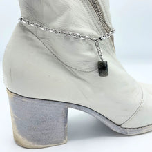 Load image into Gallery viewer, Labradorite BOOT Anklet Stainless Steel Chain
