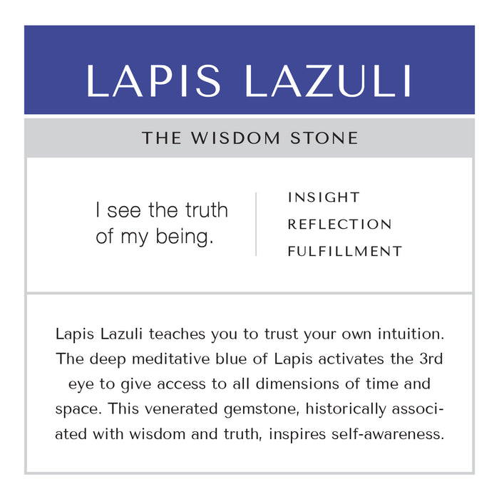 Lapis Bracelet Stainless Steel Curb Chain