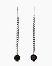 Load image into Gallery viewer, Onyx Earrings Stainless Steel
