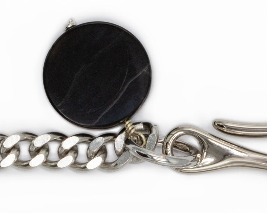 Onyx Pocket Chain Stainless Steel