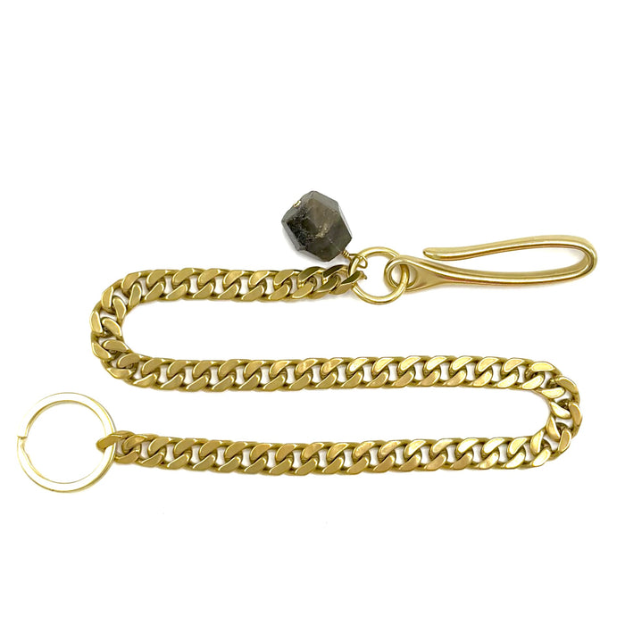 LABRADORITE POCKET CHAIN