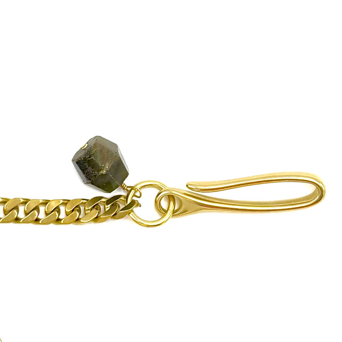 LABRADORITE POCKET CHAIN
