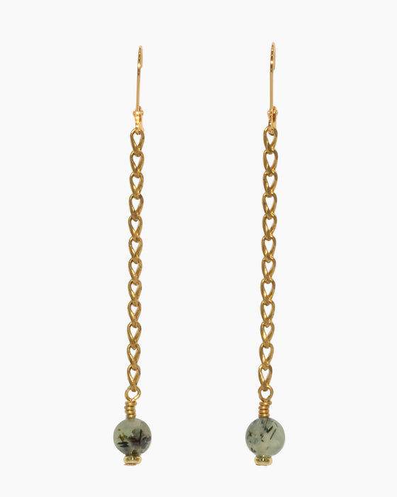 PREHNITE EARRINGS