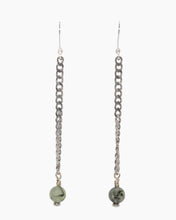 Load image into Gallery viewer, Prehnite Earrings Stainless Steel
