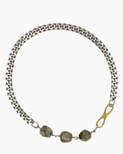Load image into Gallery viewer, Pyrite IGNITE Three Stone Choker
