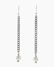 Load image into Gallery viewer, Quartz Crystal Earrings Stainless Steel
