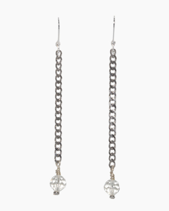 QUARTZ CRYSTAL EARRINGS