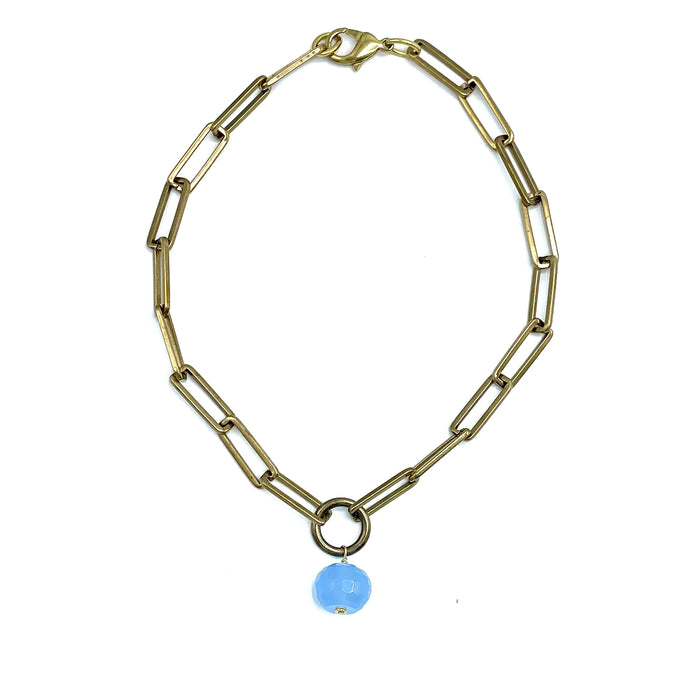 CHALCEDONY SOLO NECKLACE