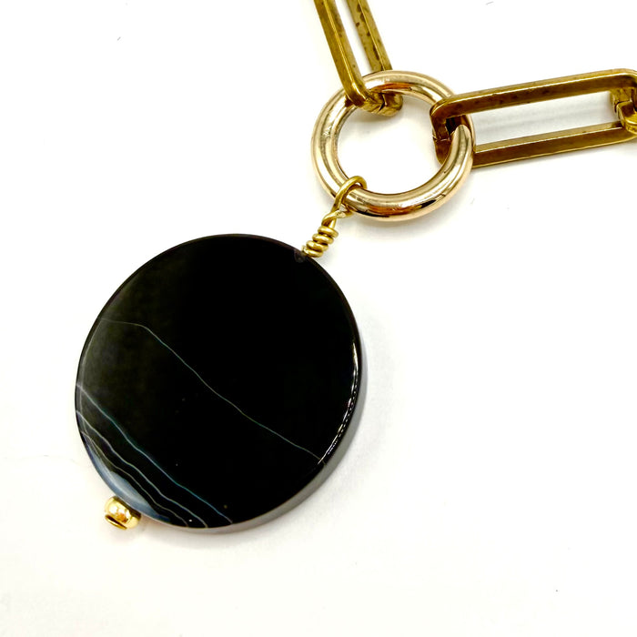 ONYX SOLO NECKLACE