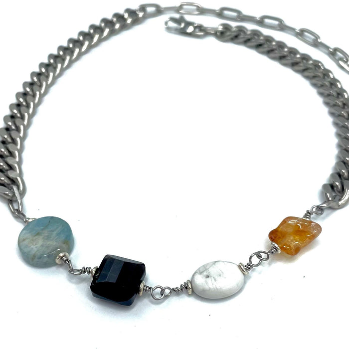 SEASONS & STONES CHOKER ~ SOLAR