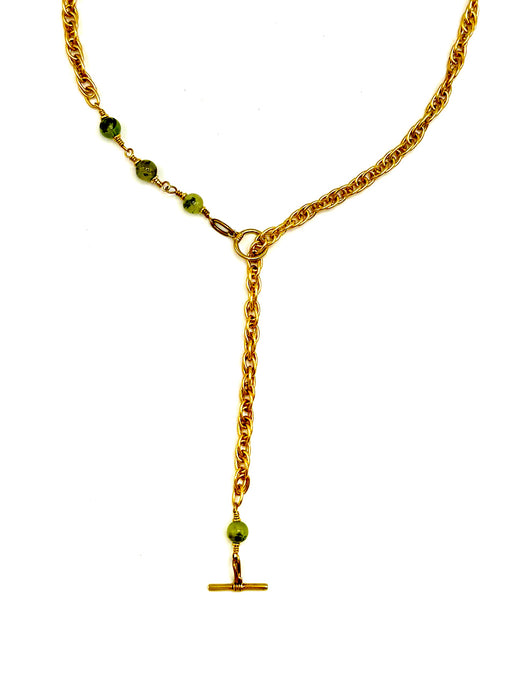 PREHNITE TOGGLE BRASS CABLE