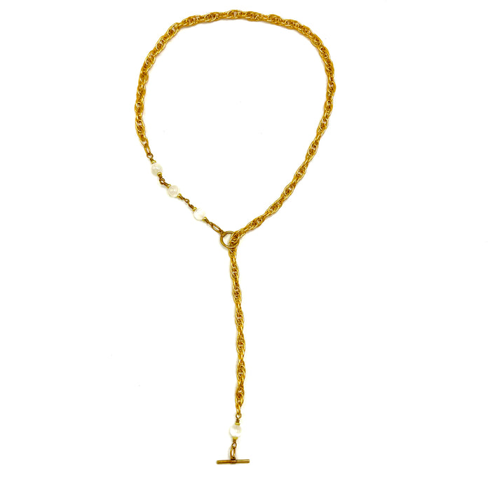 SELENITE TOGGLE BRASS CABLE