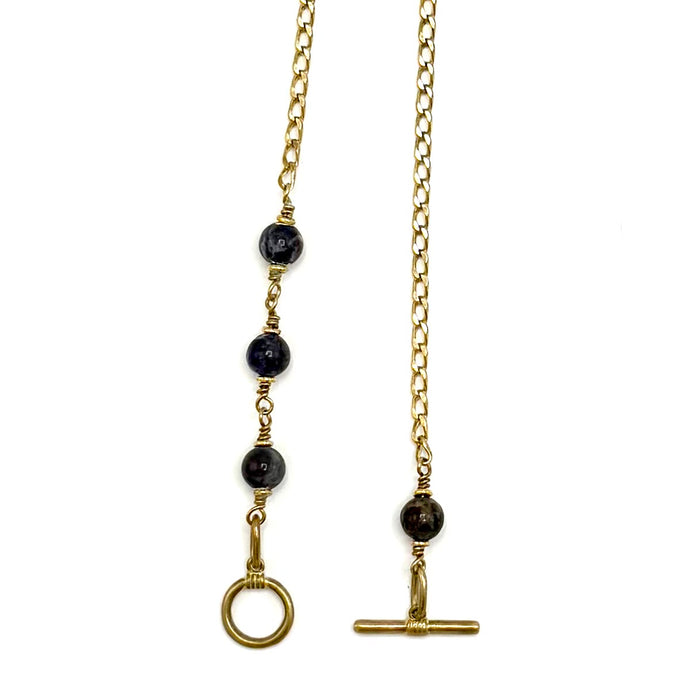 IOLITE TOGGLE BRASS FINE CURB