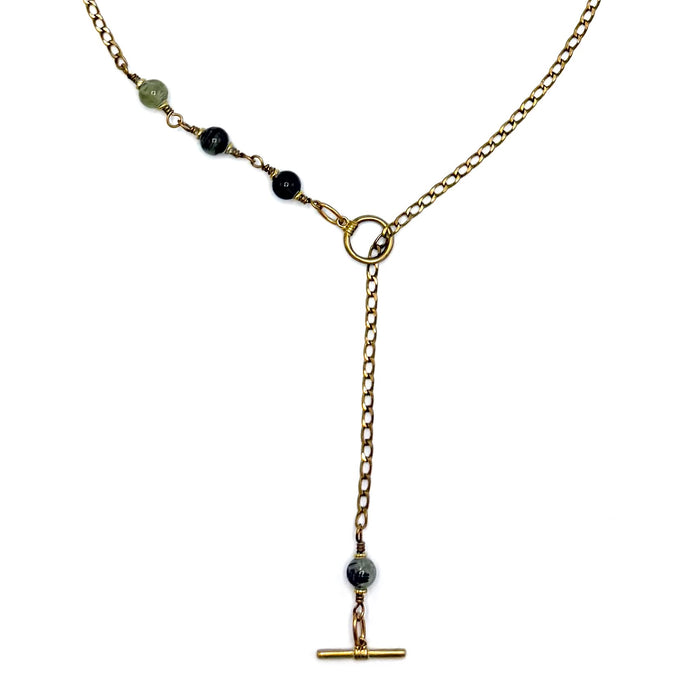 PREHNITE TOGGLE BRASS FINE CURB