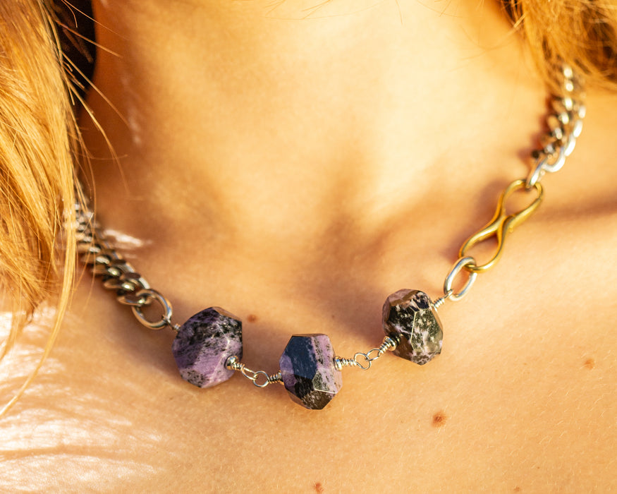 CHAROITE IGNITE CHOKER