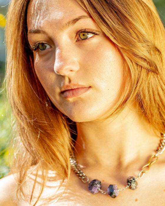 CHAROITE IGNITE CHOKER