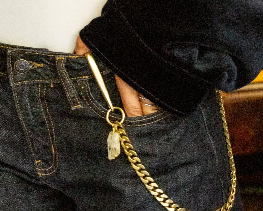 CITRINE POCKET CHAIN